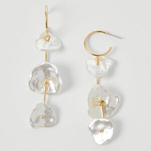 Freshwater Pearl Triple Drop Earrings
